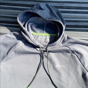 Gray Eddie Bauer fleece hoodie